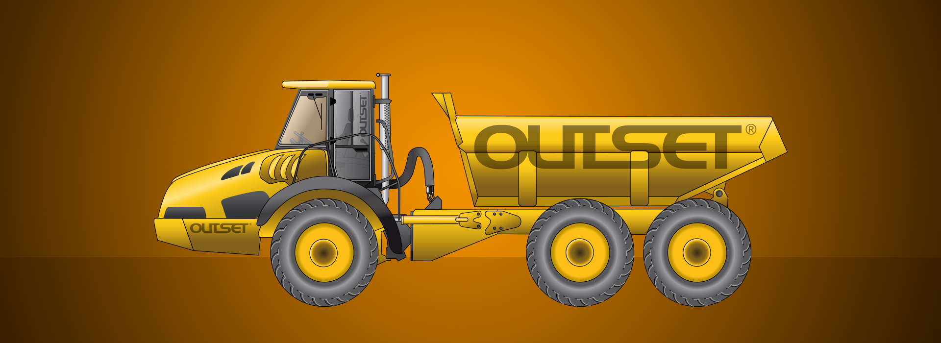 Prodotti di pesatura a bordo Outset su dumper